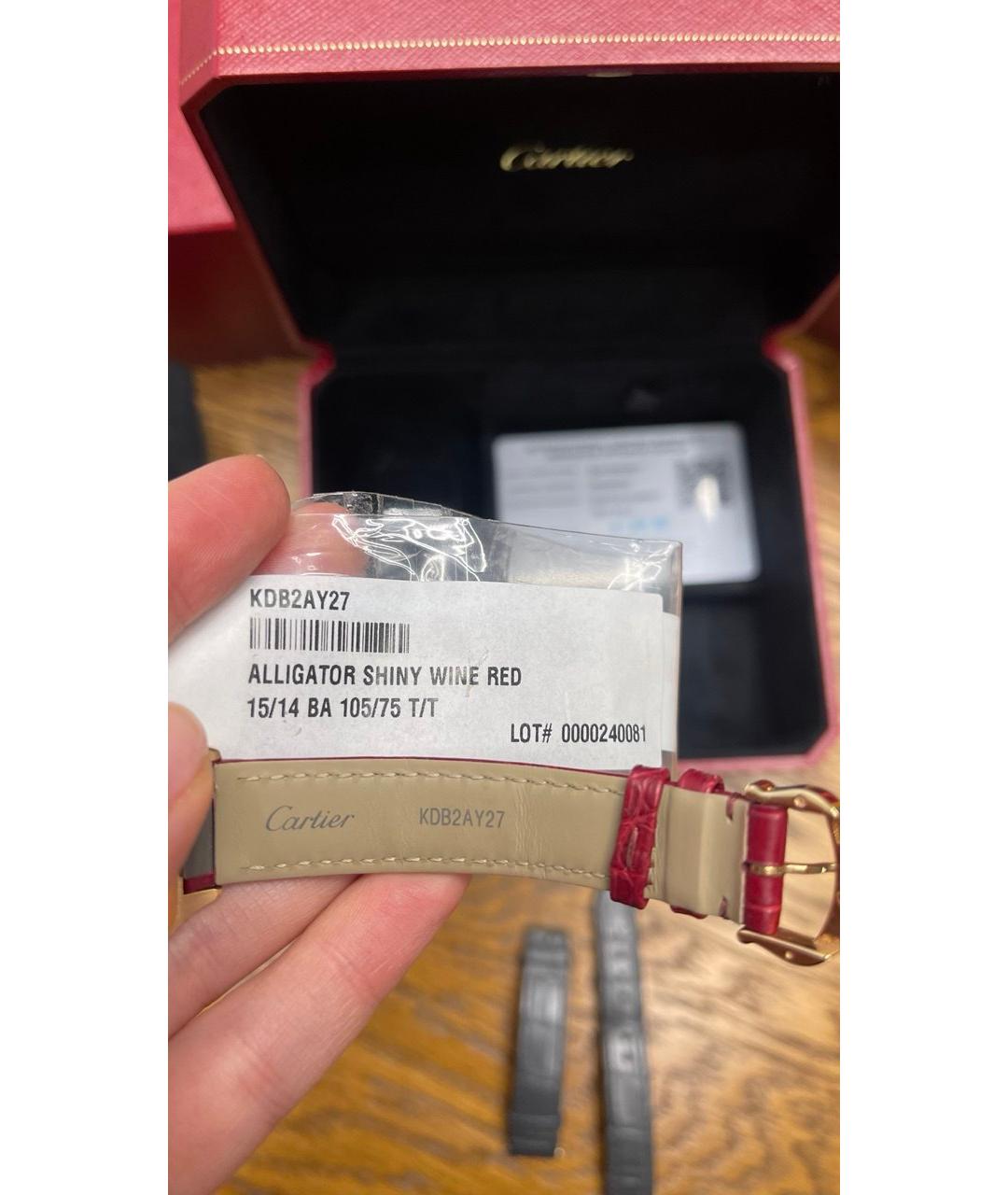 CARTIER Золотые часы из розового золота, фото 5