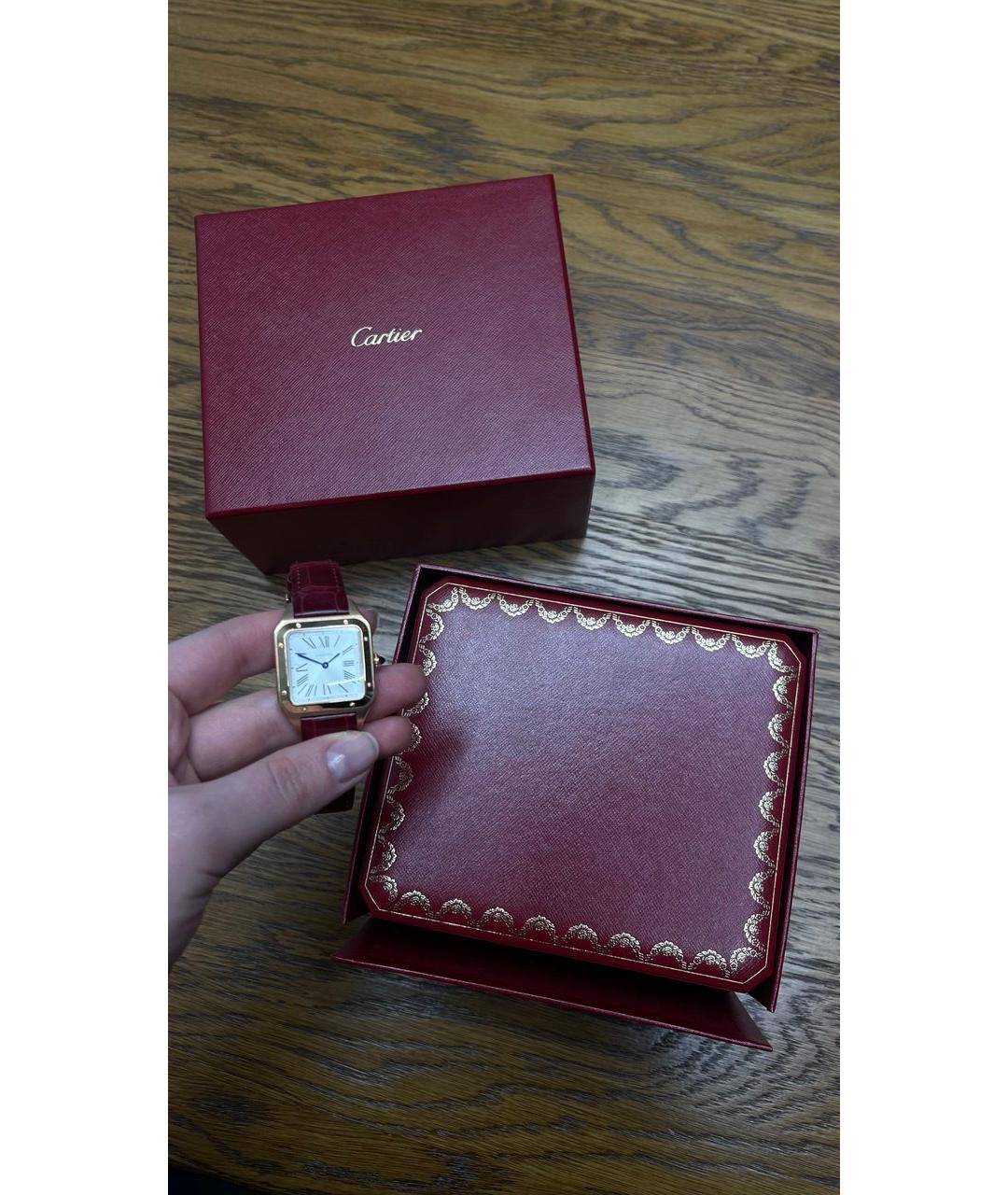 CARTIER Золотые часы из розового золота, фото 4