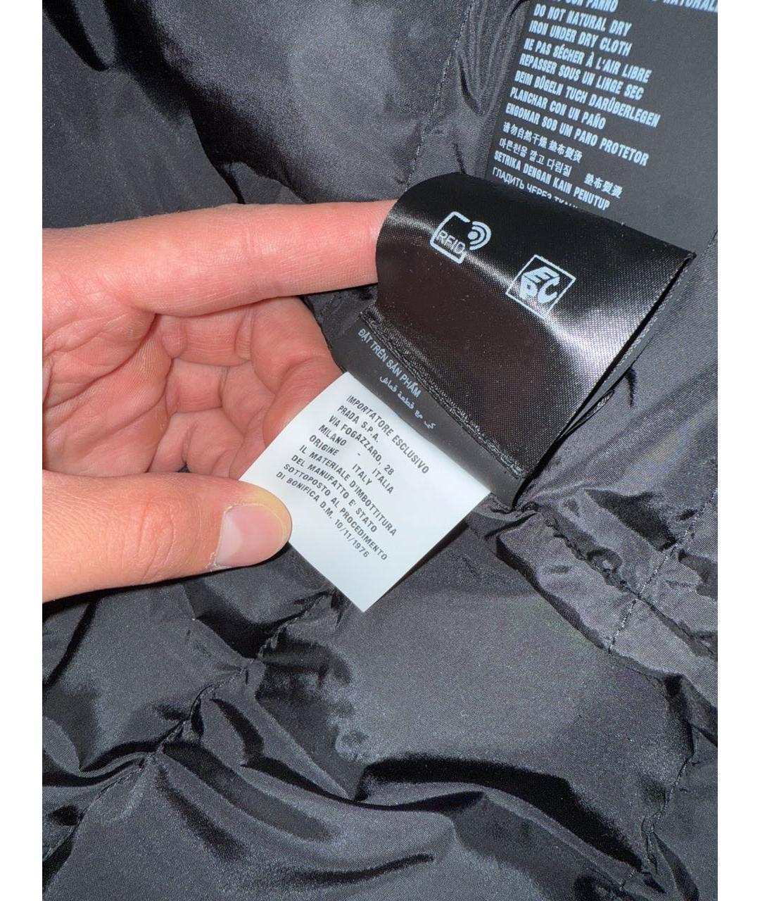 PRADA Черная кашемировая куртка, фото 5