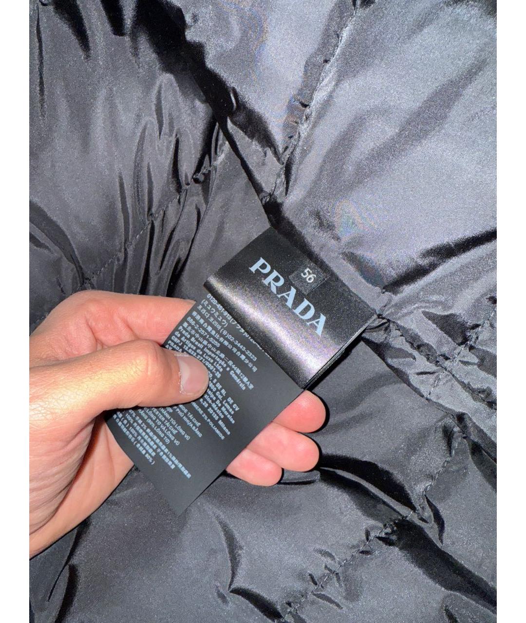 PRADA Черная кашемировая куртка, фото 4