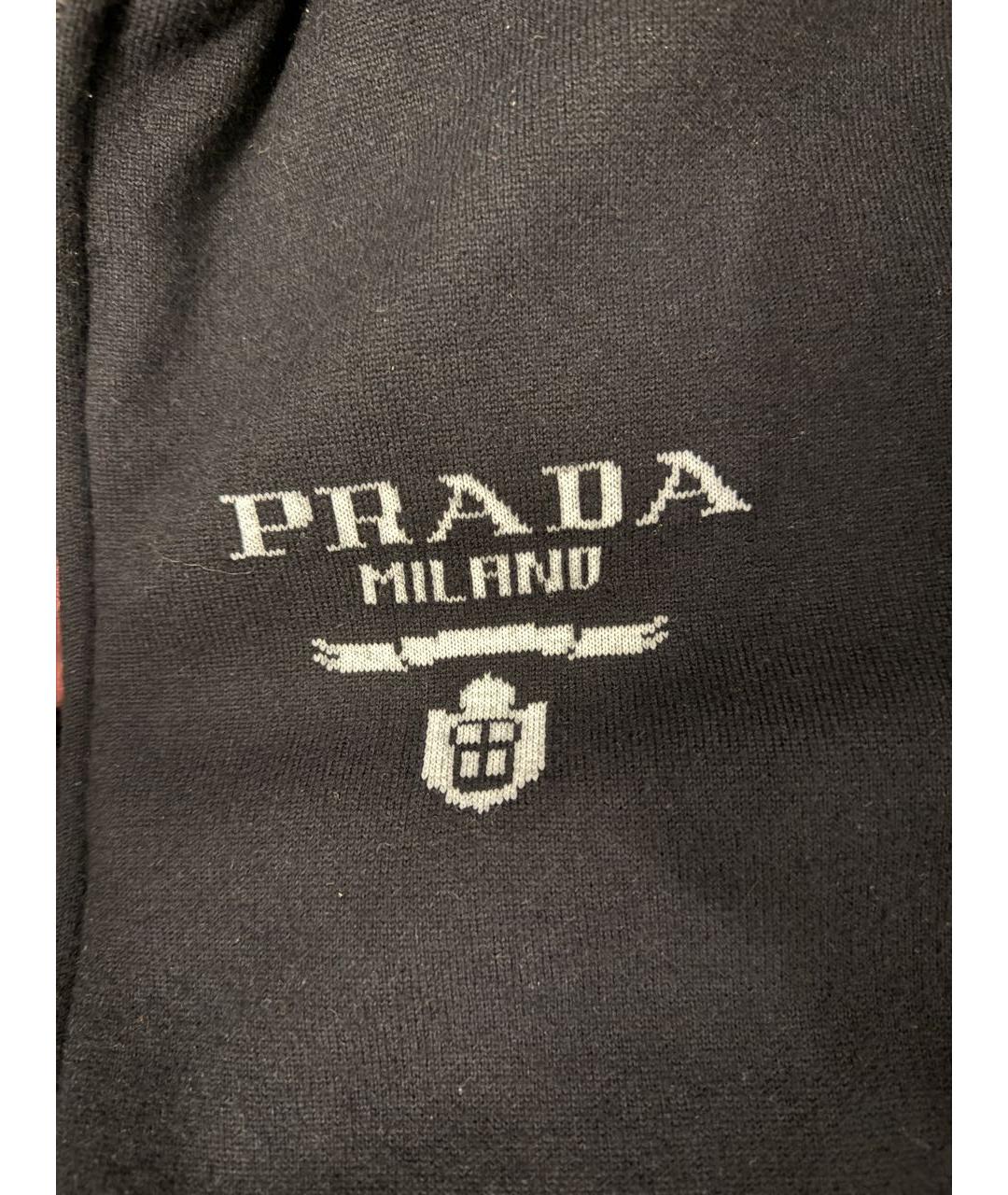 PRADA Черная кашемировая куртка, фото 2