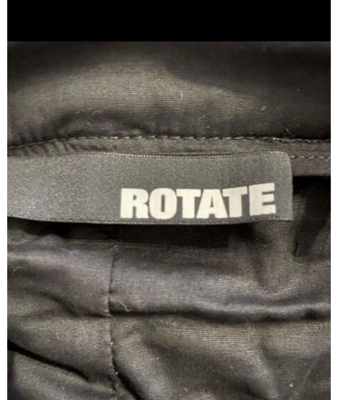 ROTATE Черные прямые джинсы, фото 6