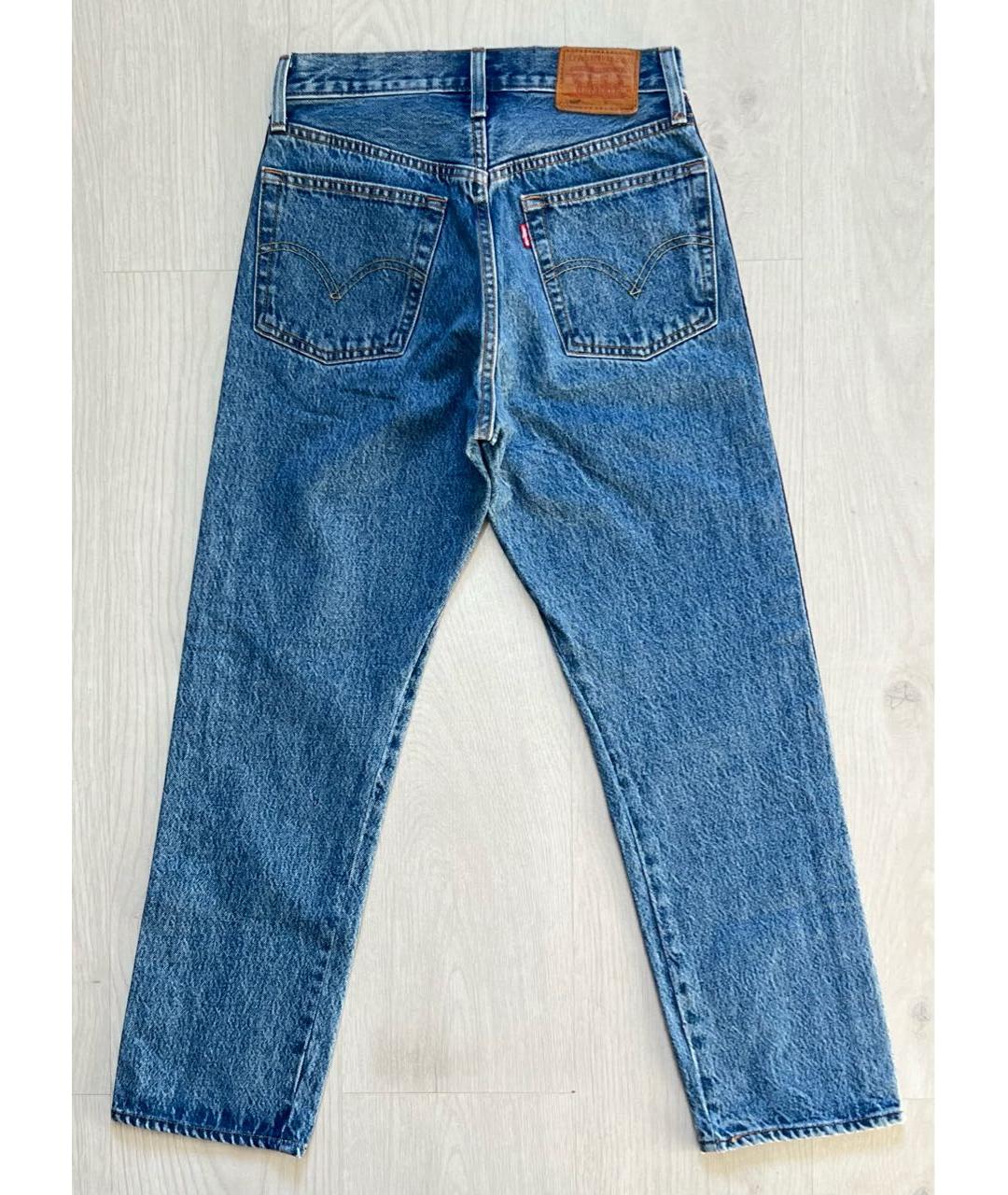 LEVI'S Голубые хлопковые джинсы слим, фото 2