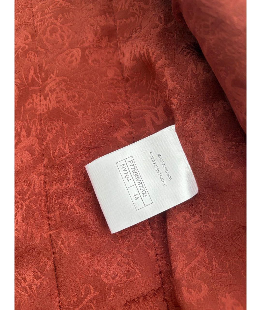 CHANEL Розовый твидовый жакет/пиджак, фото 5