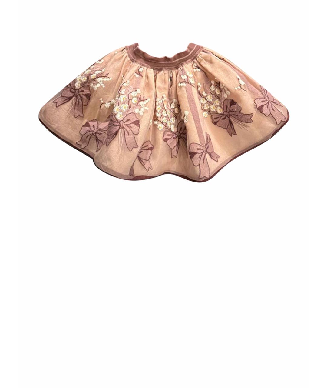 MONNALISA Розовая юбка, фото 1