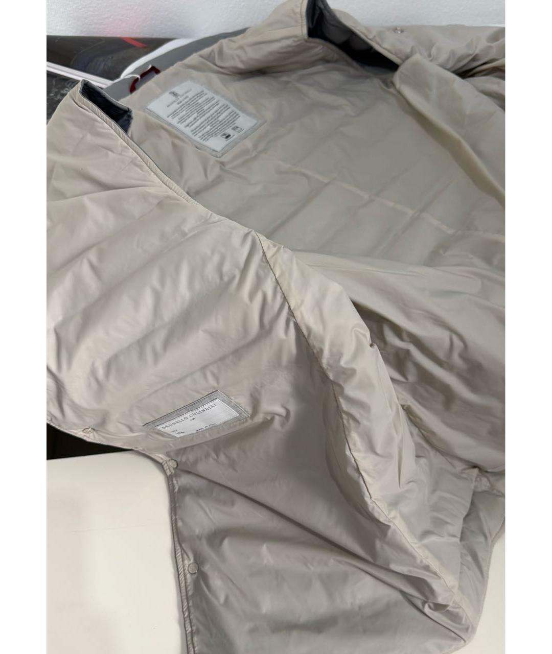 BRUNELLO CUCINELLI Серый полиамидовый жилет, фото 5