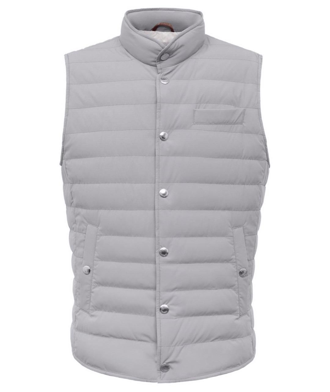 BRUNELLO CUCINELLI Серый полиамидовый жилет, фото 1