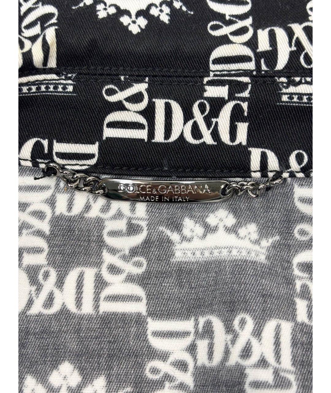 DOLCE&GABBANA Мульти хлопковая рубашка, фото 4