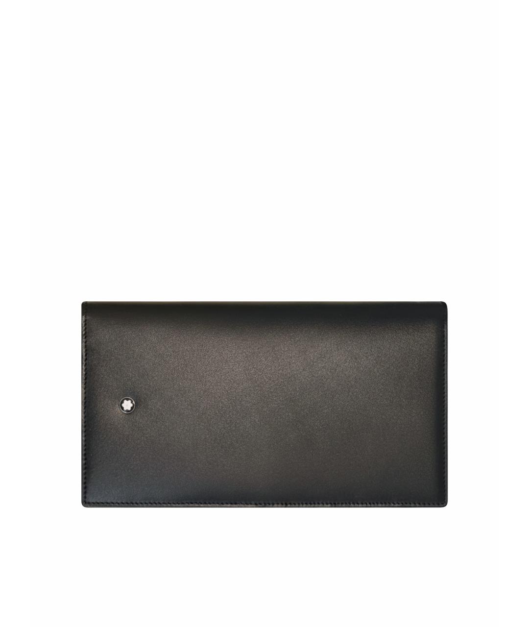 MONTBLANC Темно-синий кожаный кардхолдер, фото 1