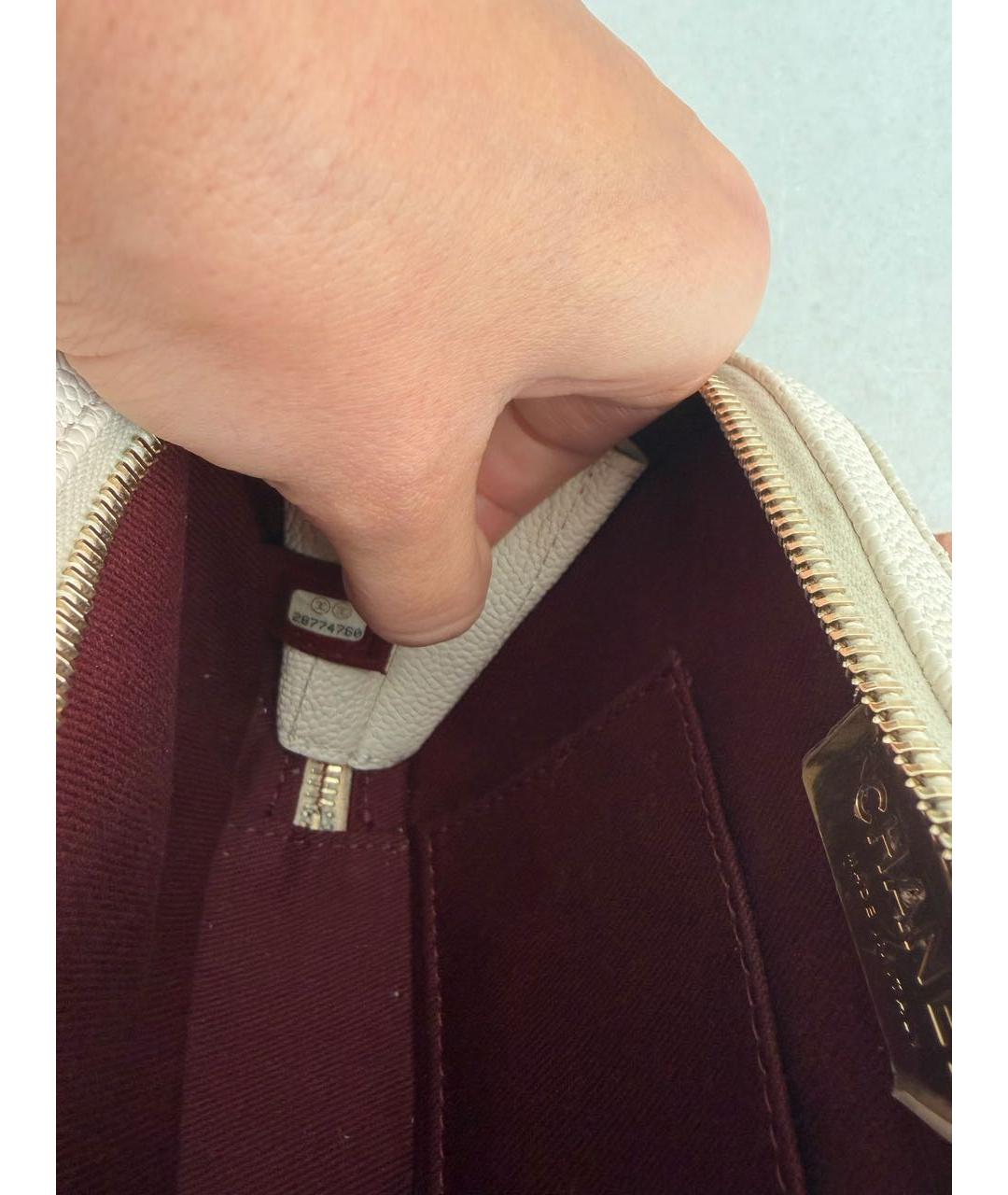 CHANEL Бежевая кожаная поясная сумка, фото 6