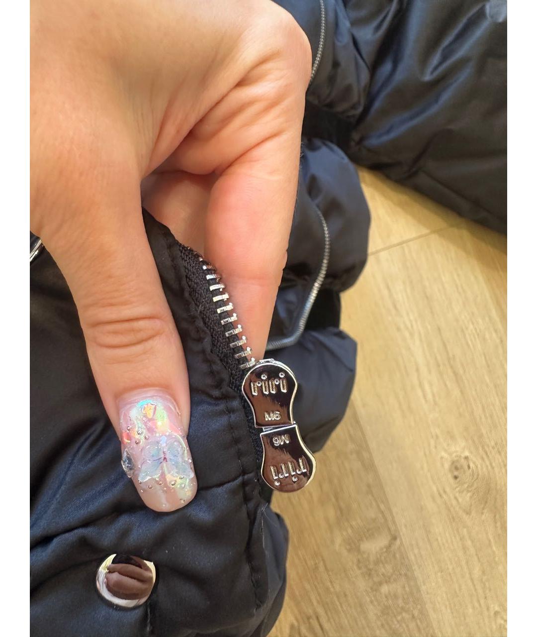 CHANEL Черный полиэстеровый пуховик, фото 6