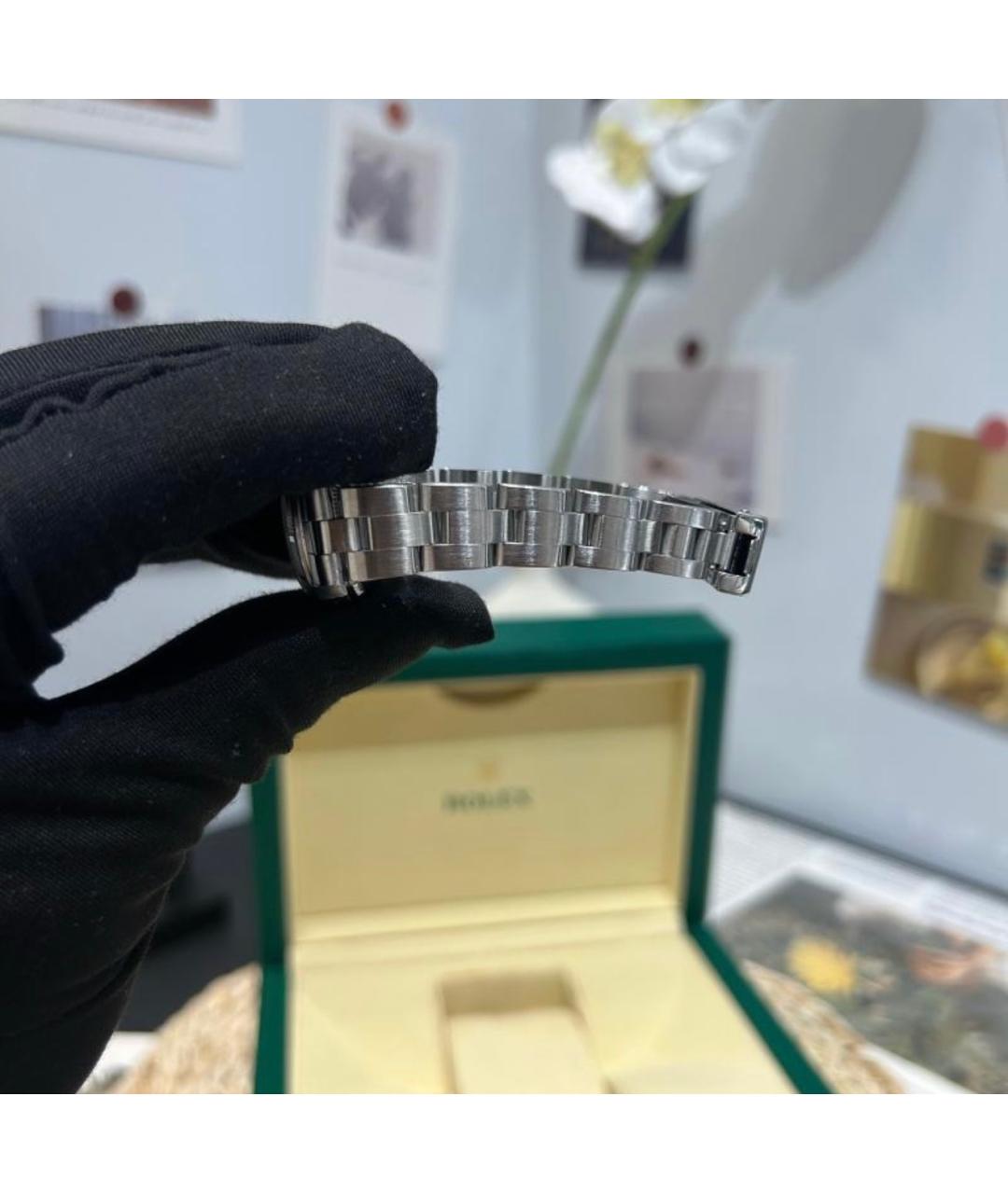 ROLEX Серебряные часы, фото 7