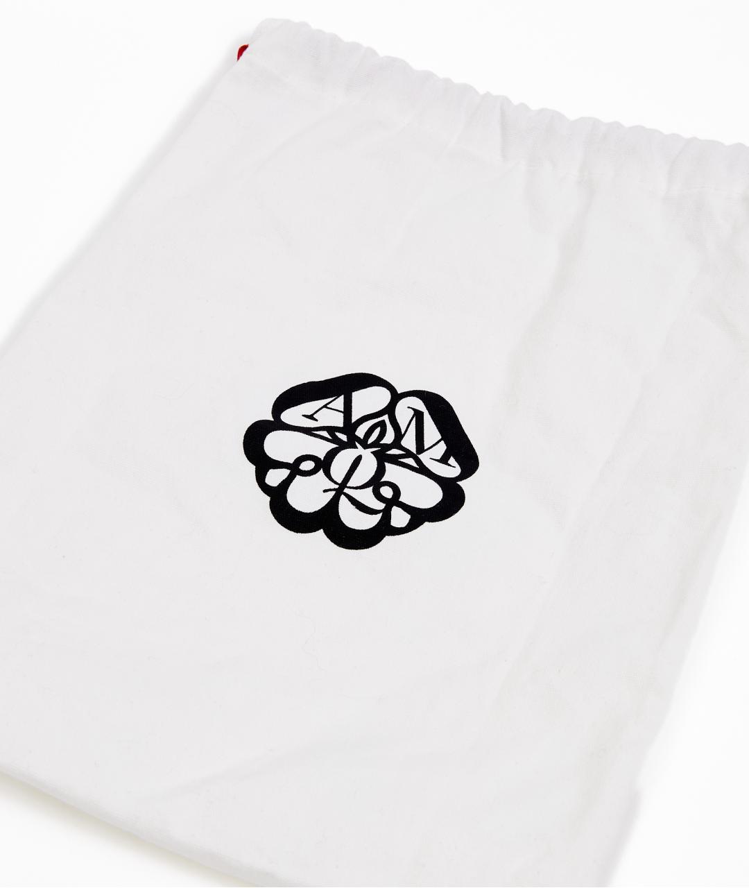 ALEXANDER MCQUEEN Черная кожаная сумка через плечо, фото 7