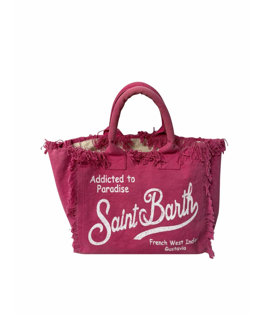 MC2 SAINT BARTH Розовая пляжная сумка, фото 1