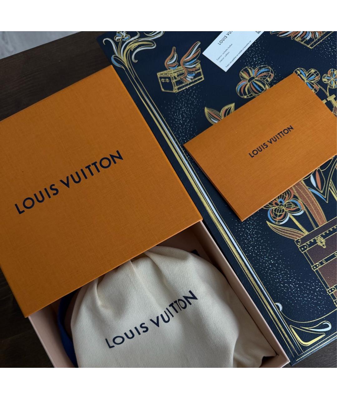 LOUIS VUITTON Черный кожаный ремень, фото 4