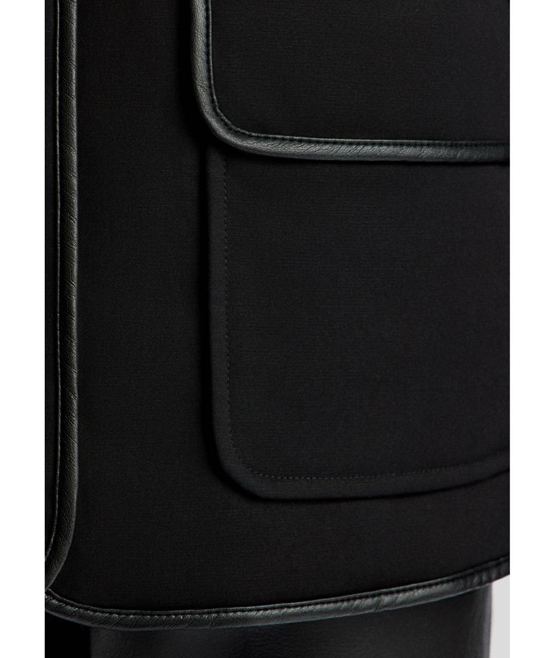 12 STOREEZ Черная хлопковая куртка, фото 3