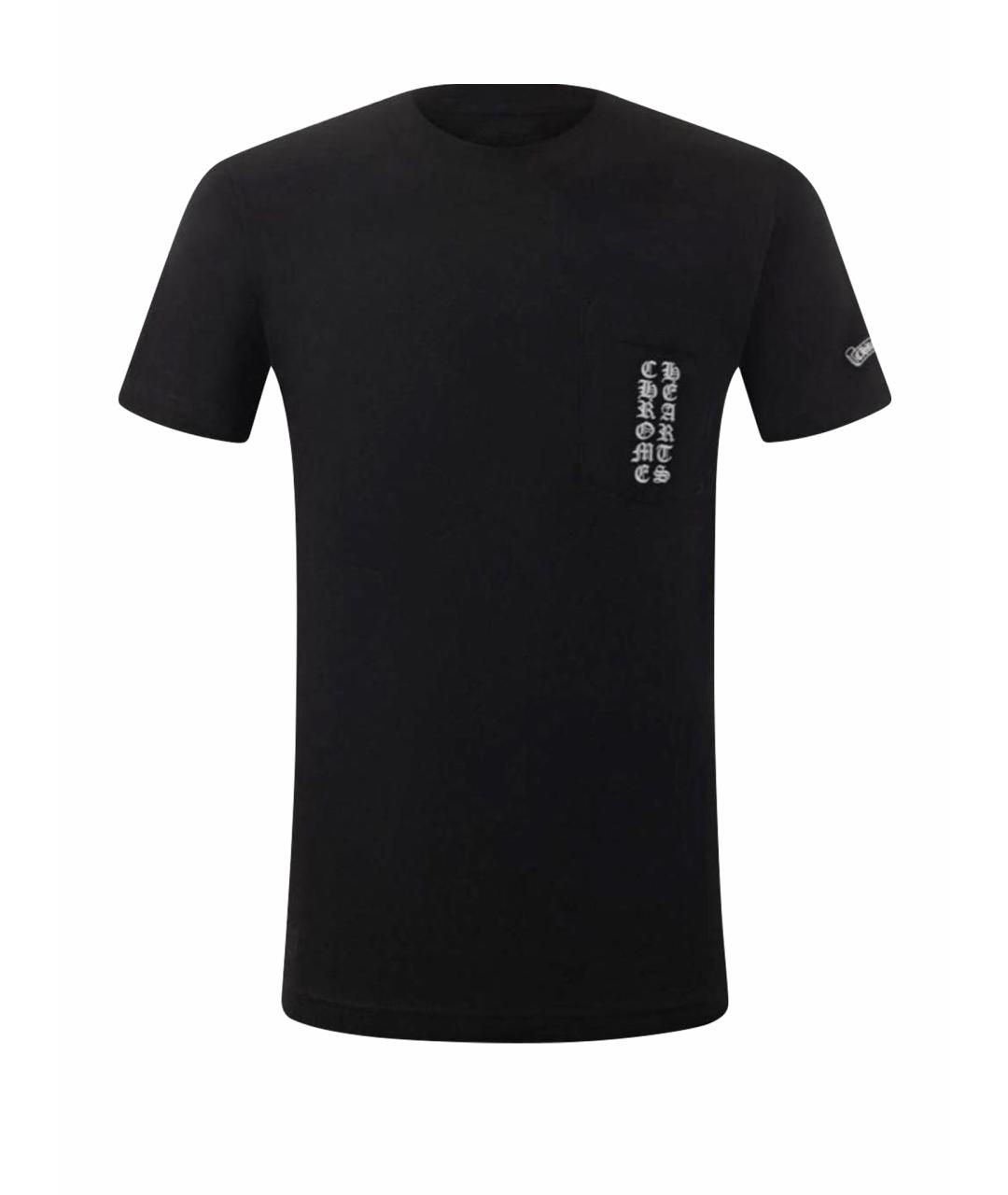 CHROME HEARTS Черная хлопковая футболка, фото 1