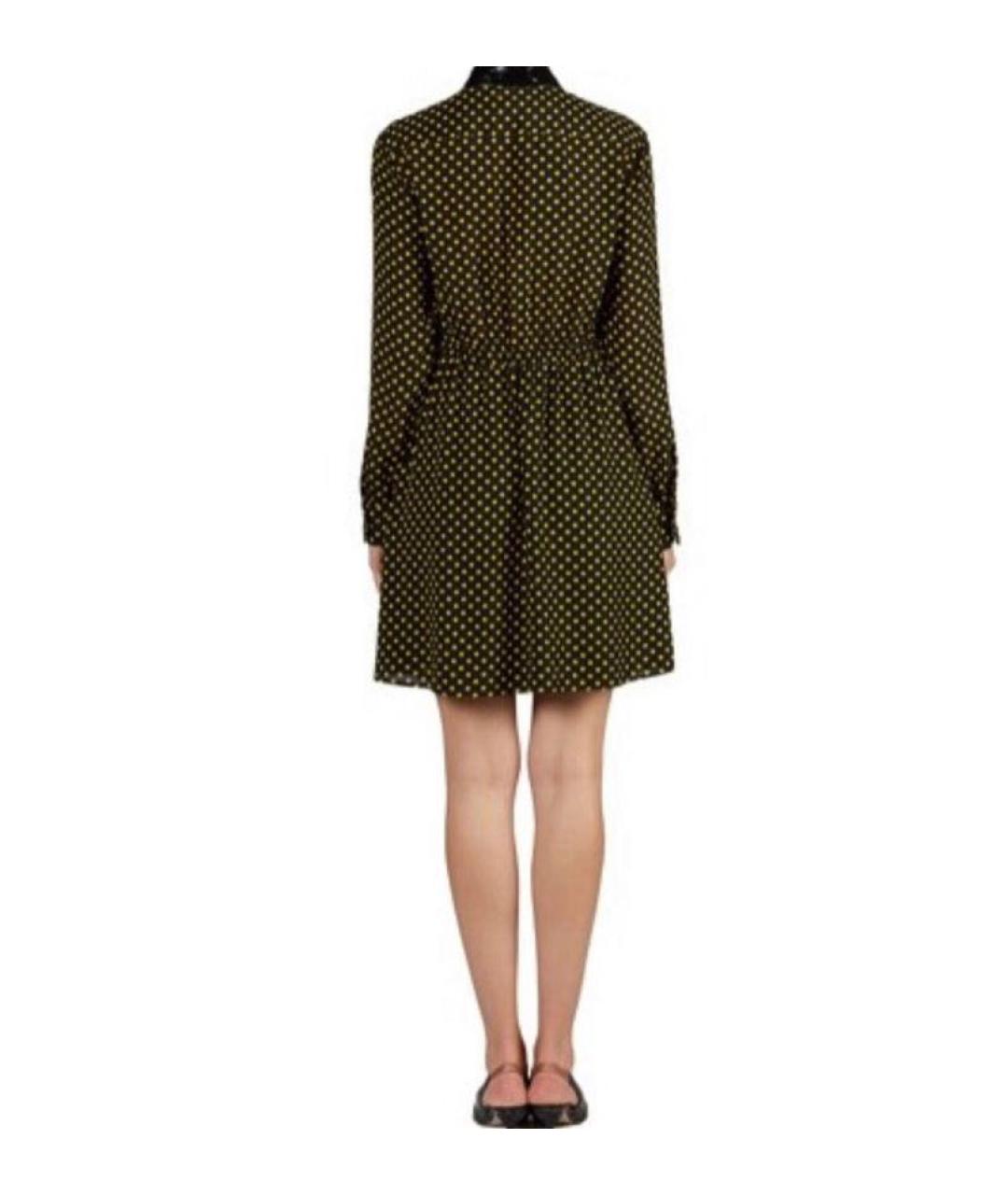 NO. 21 Желтое вискозное вечернее платье, фото 2