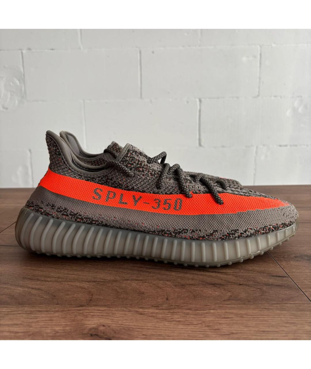 ADIDAS YEEZY Серые низкие кроссовки / кеды, фото 6