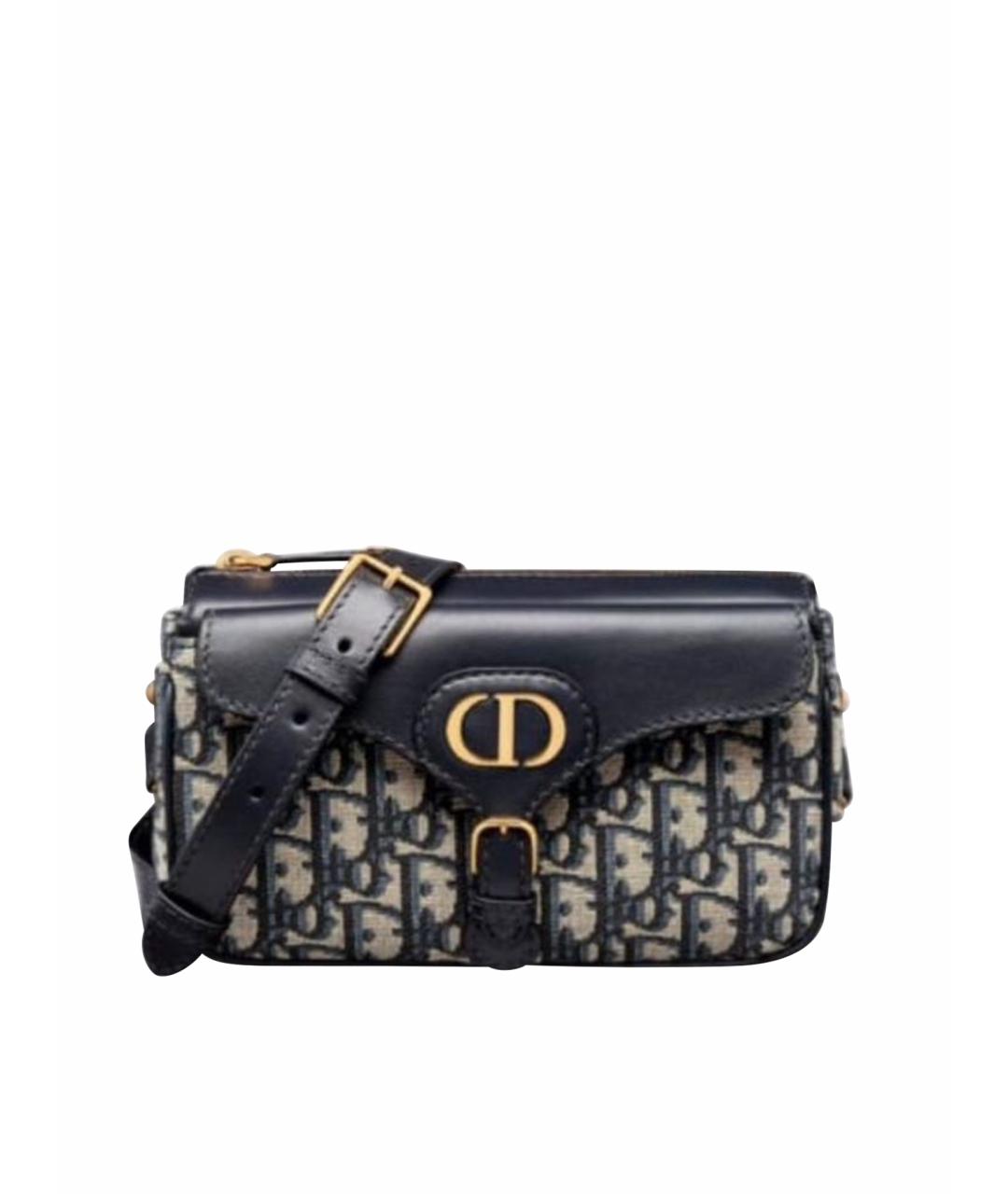 CHRISTIAN DIOR Черная деним сумка через плечо, фото 7