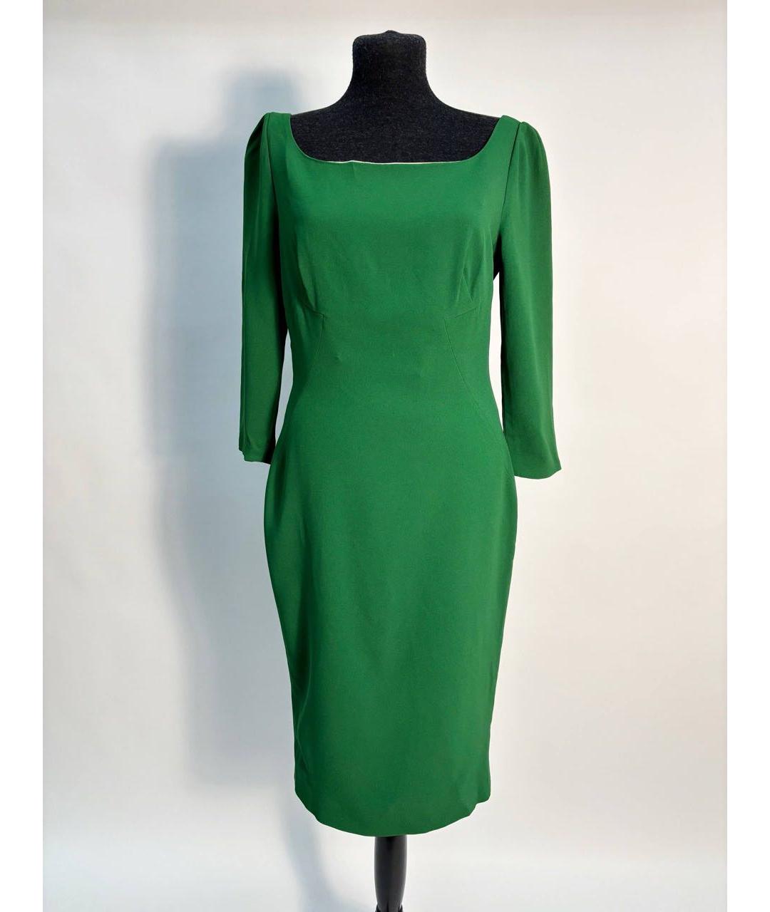 DOLCE&GABBANA Зеленые повседневное платье, фото 7