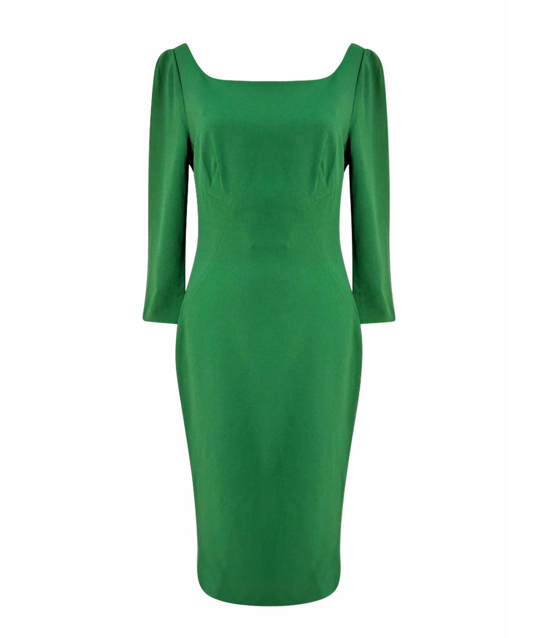 DOLCE&GABBANA Зеленые повседневное платье, фото 1
