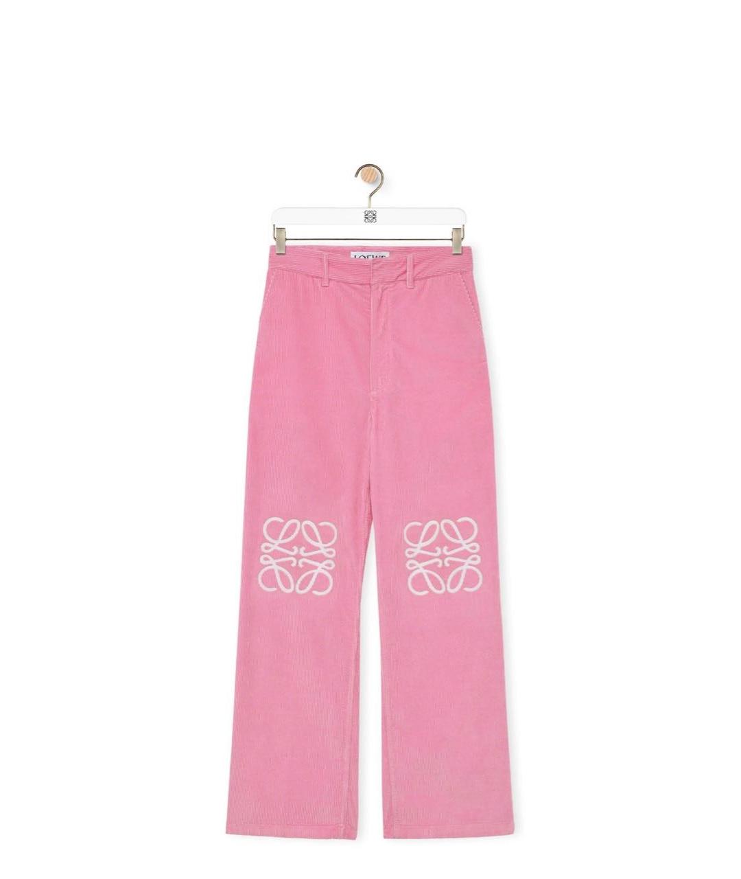 LOEWE Розовые брюки широкие, фото 5