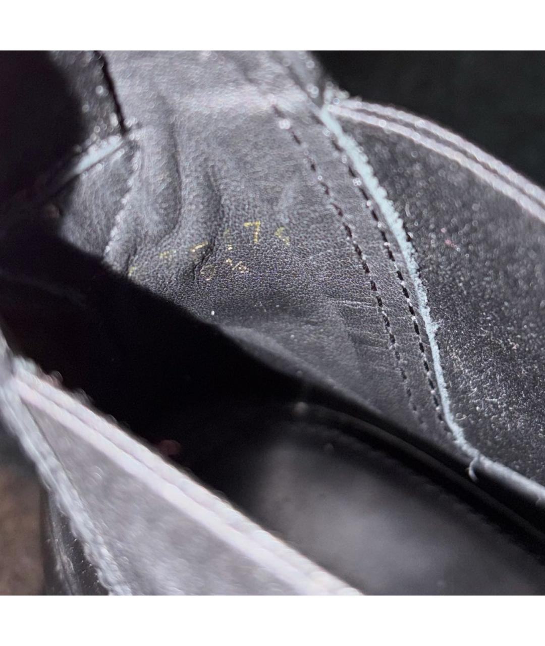 PRADA Черные кожаные высокие ботинки, фото 3