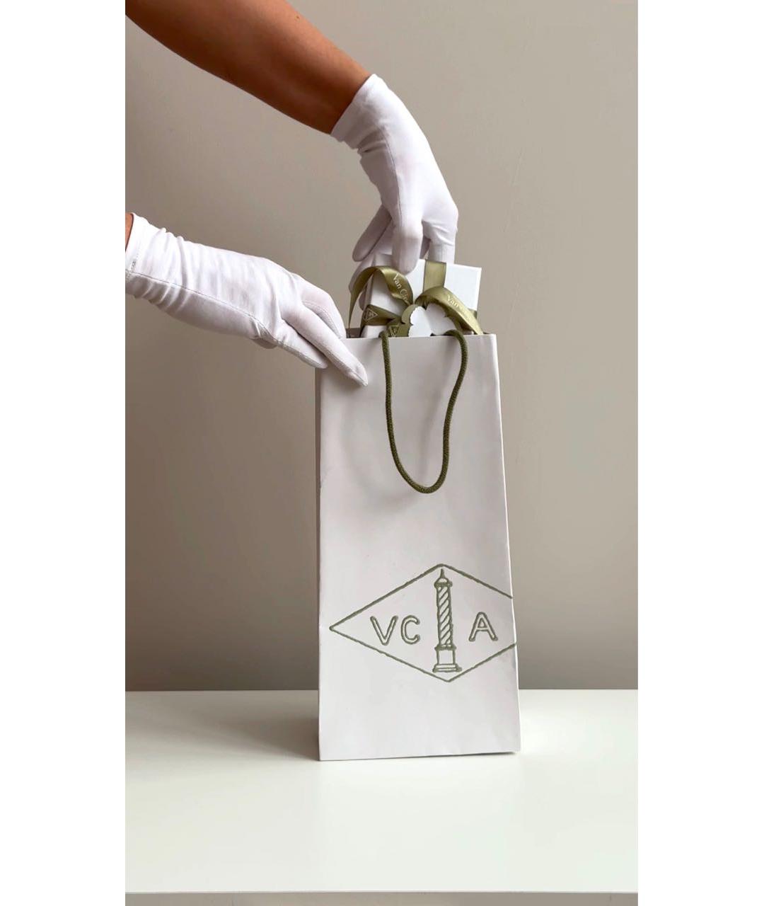 VAN CLEEF & ARPELS Бордовые серьги из желтого золота, фото 3