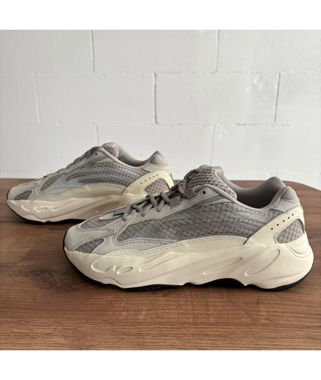 ADIDAS YEEZY Серебряные низкие кроссовки / кеды, фото 6