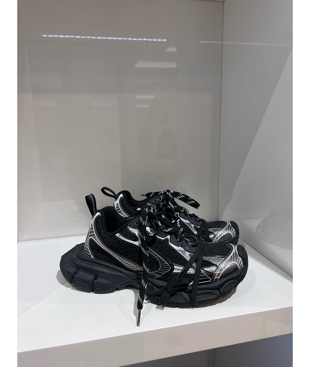 BALENCIAGA Черные высокие кроссовки / кеды, фото 2