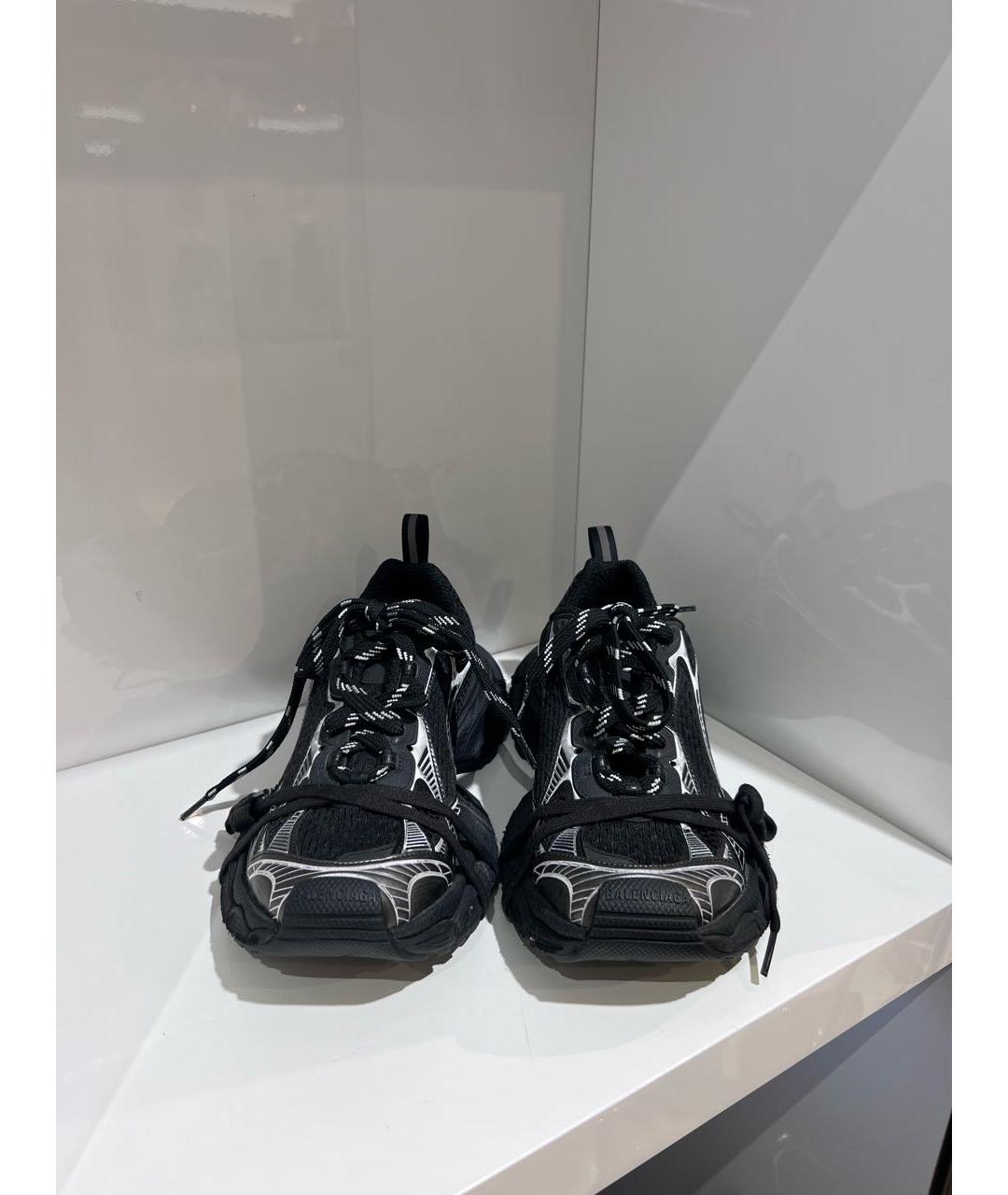 BALENCIAGA Черные высокие кроссовки / кеды, фото 3