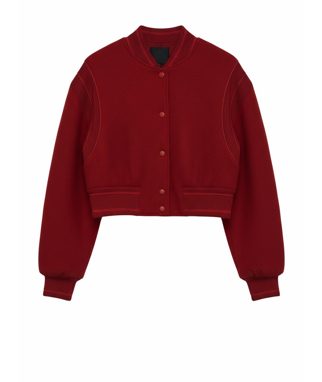 GIVENCHY Красная шерстяная куртка, фото 1