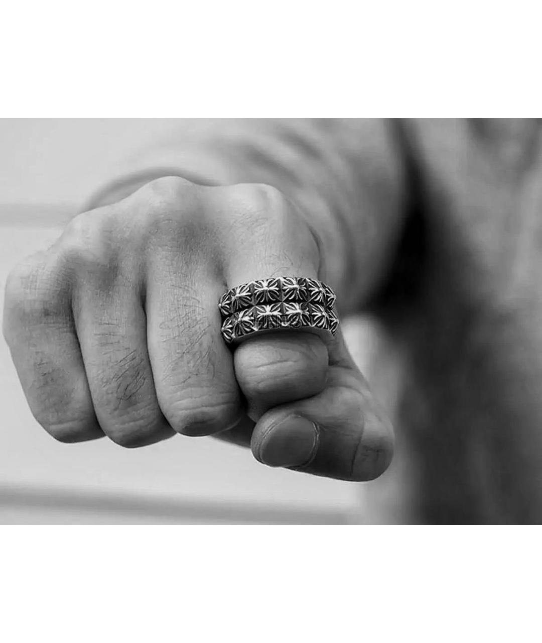 CHROME HEARTS Серебряное серебряное кольцо, фото 3