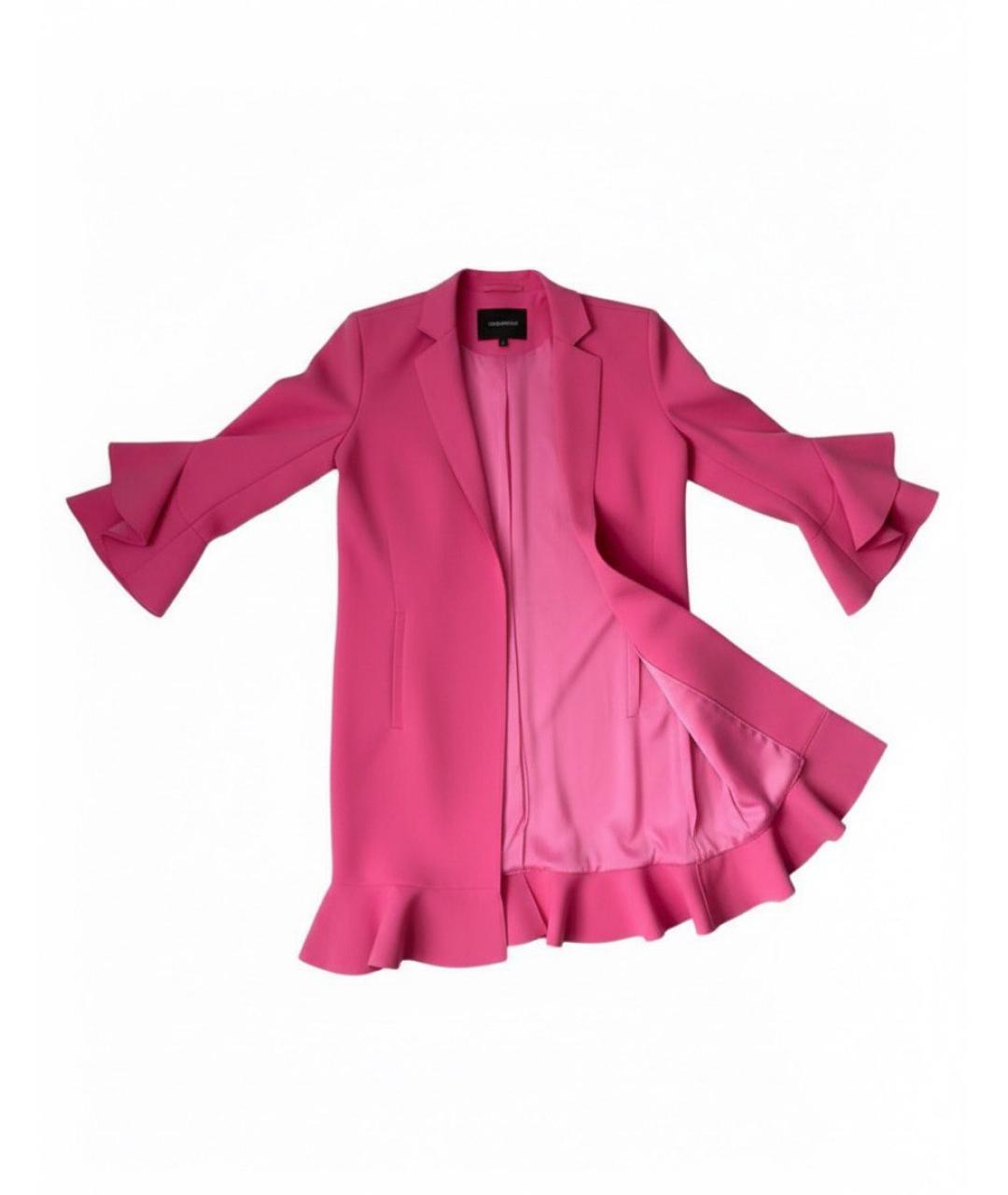 PINKO Розовый полиэстеровый кардиган, фото 3