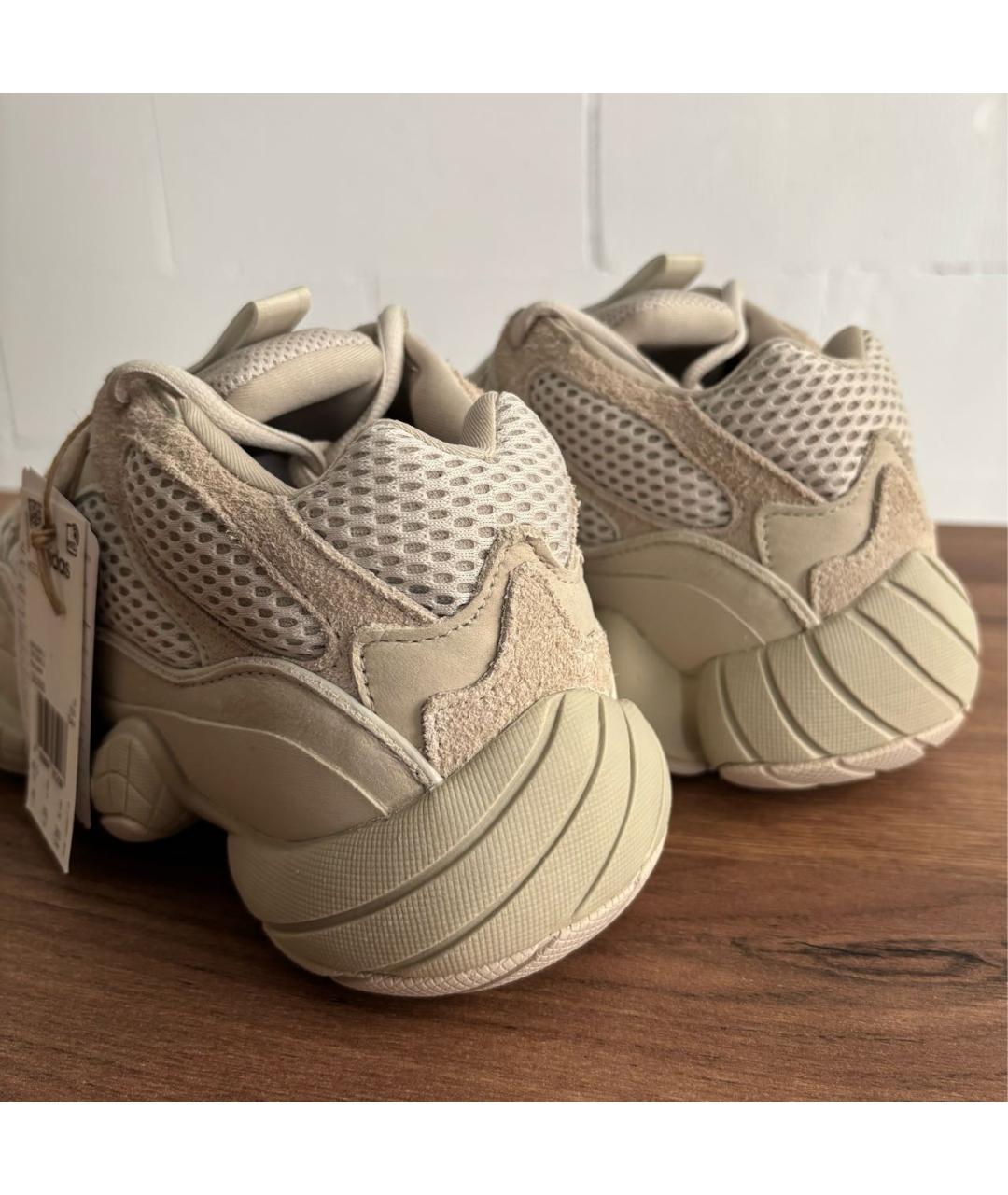 ADIDAS YEEZY Бежевые низкие кроссовки / кеды, фото 4