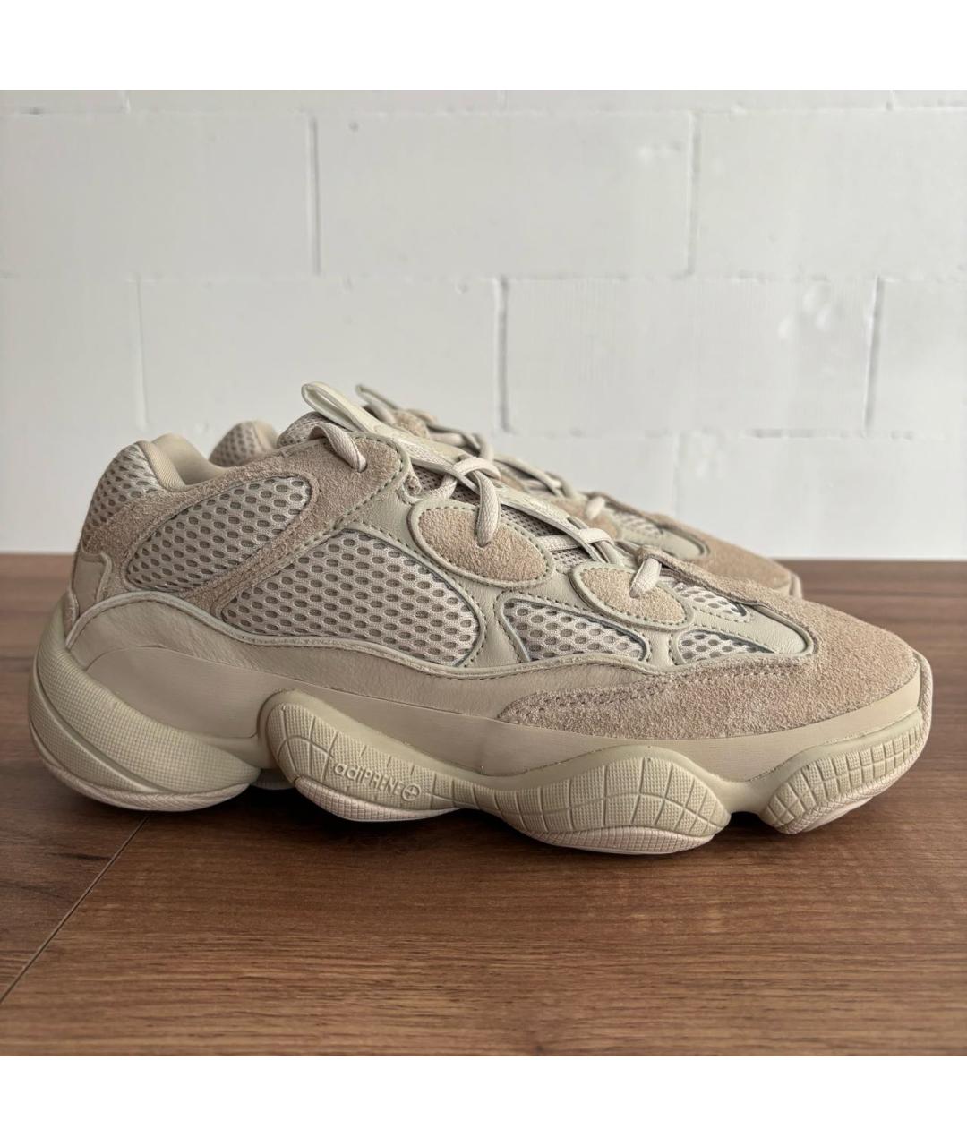 ADIDAS YEEZY Бежевые низкие кроссовки / кеды, фото 7