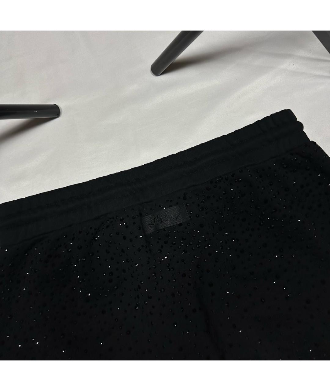 DIESEL Черная хлопковая юбка мини, фото 3