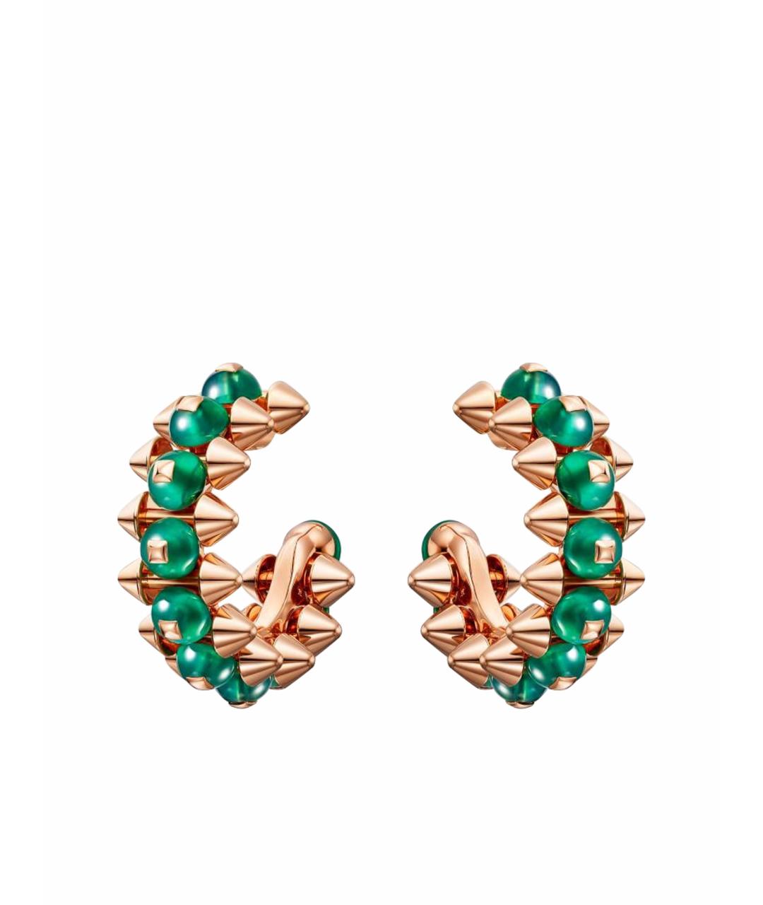 CARTIER Золотые серьги из розового золота, фото 1