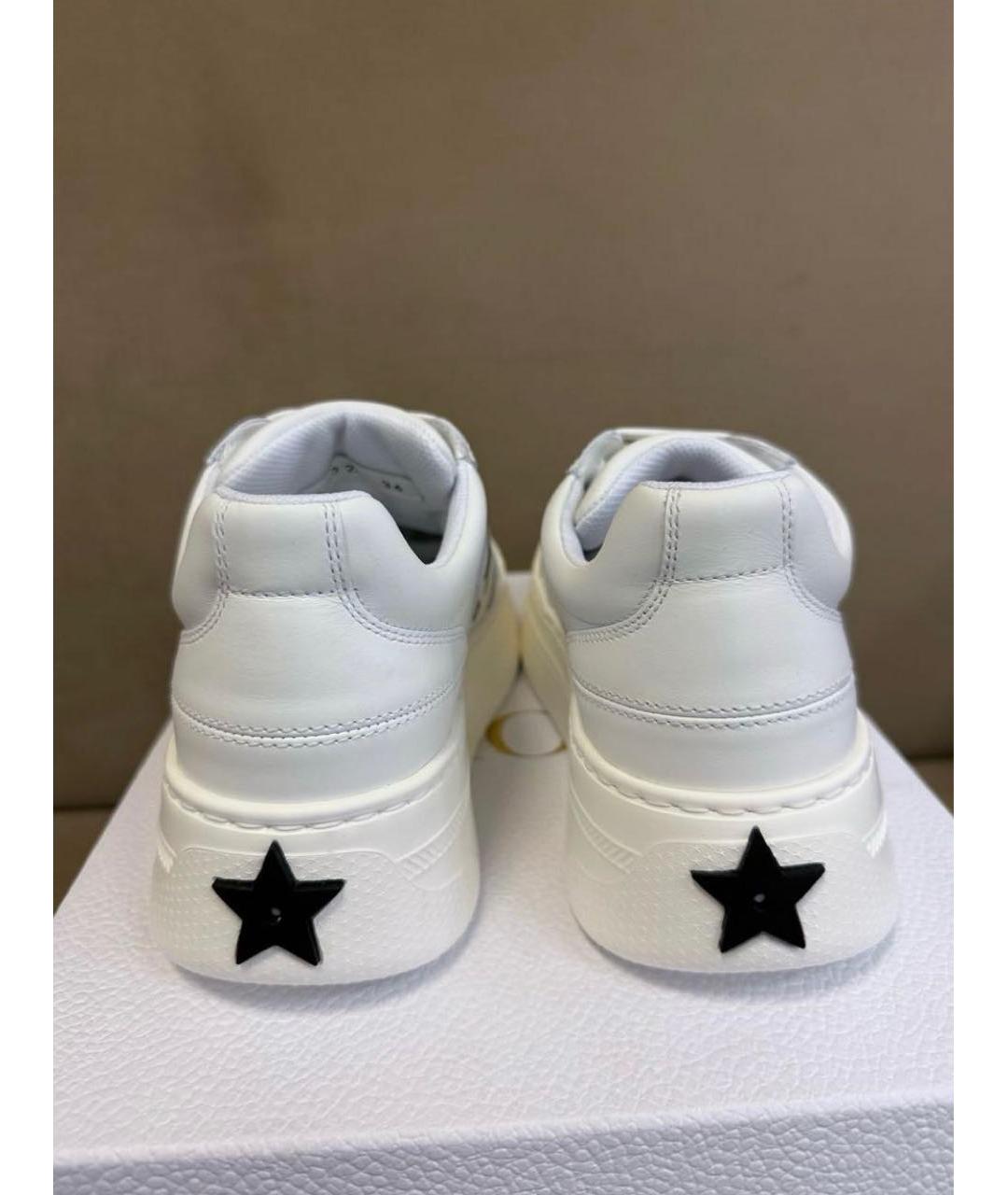 CHRISTIAN DIOR Белые кожаные кроссовки, фото 4
