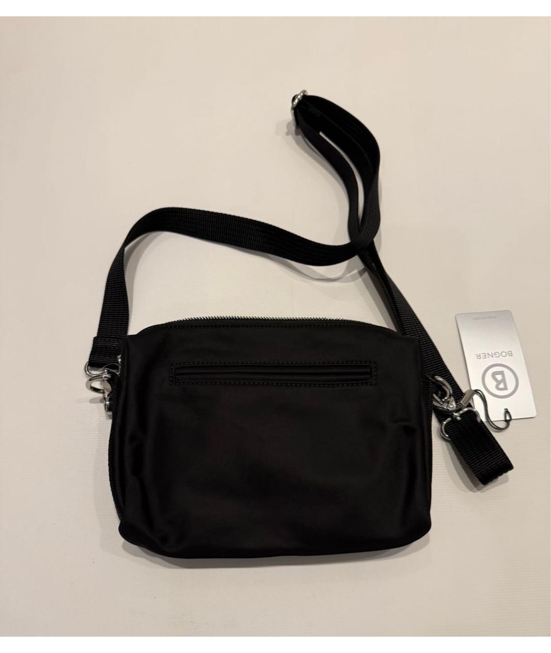 BOGNER Черная сумка через плечо, фото 3