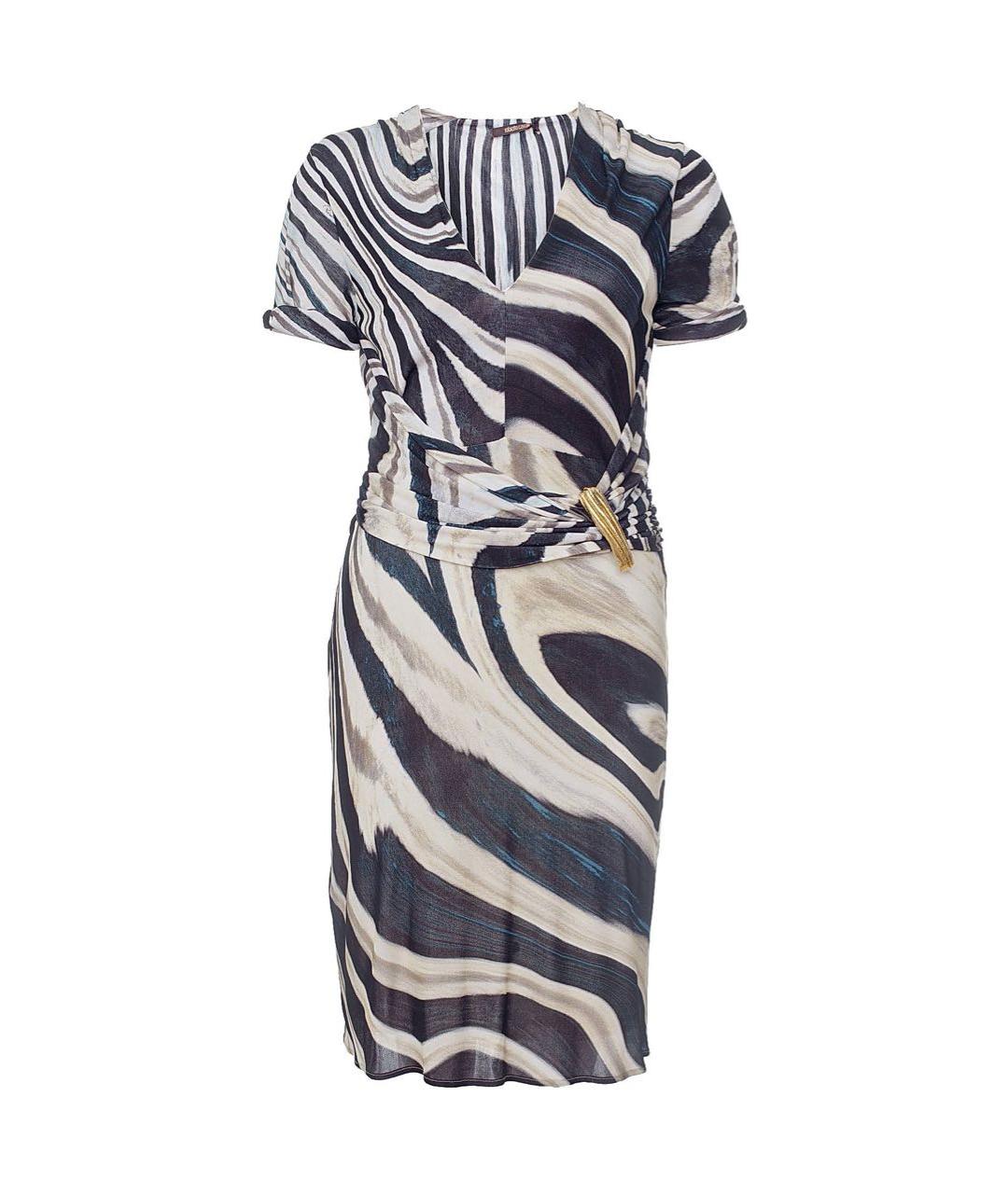 ROBERTO CAVALLI Мульти вискозное платье, фото 9