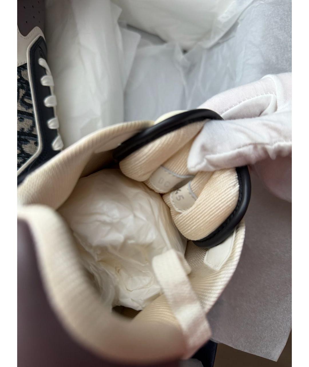 CHRISTIAN DIOR Кожаные высокие кроссовки / кеды, фото 5