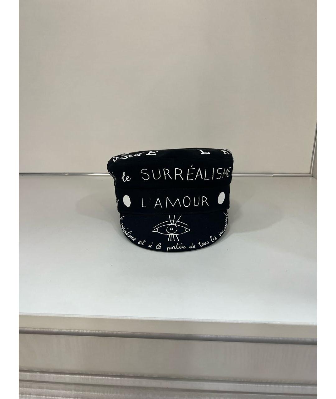 CHRISTIAN DIOR Черная хлопковая кепка, фото 8