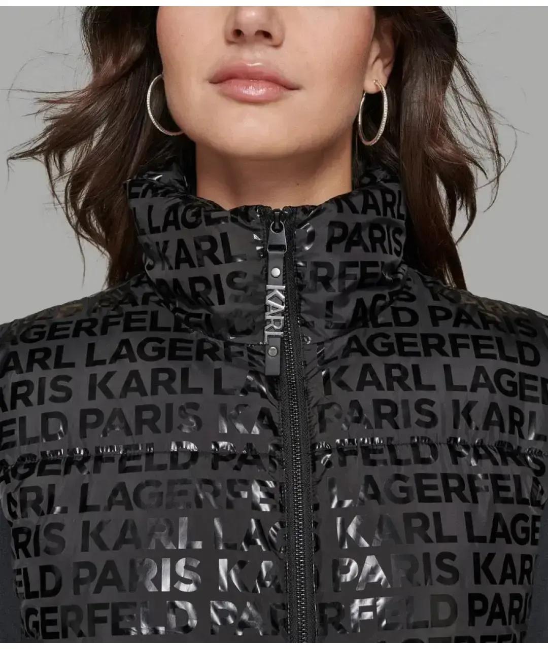 KARL LAGERFELD Черный жилет, фото 3