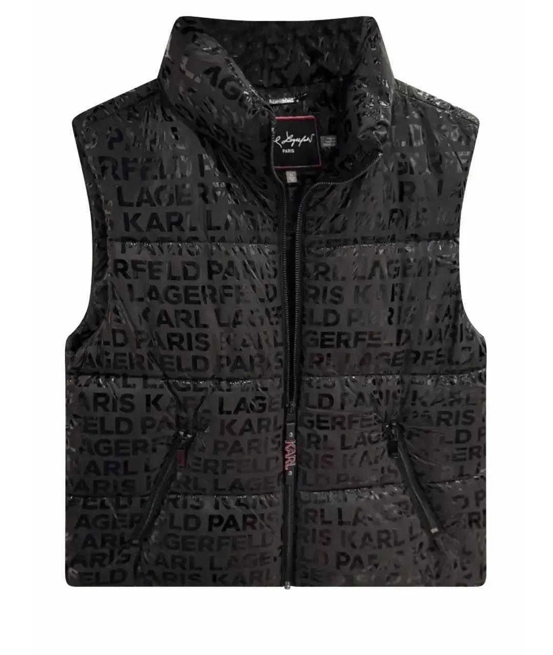 KARL LAGERFELD Черный жилет, фото 1