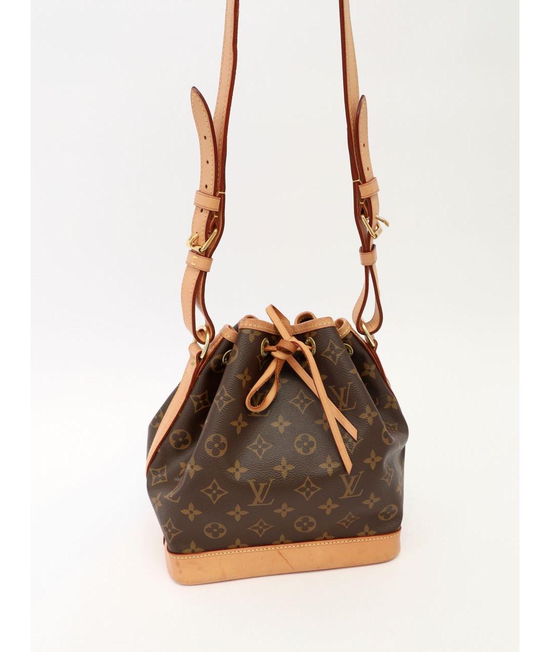 LOUIS VUITTON Коричневая кожаная сумка тоут, фото 3