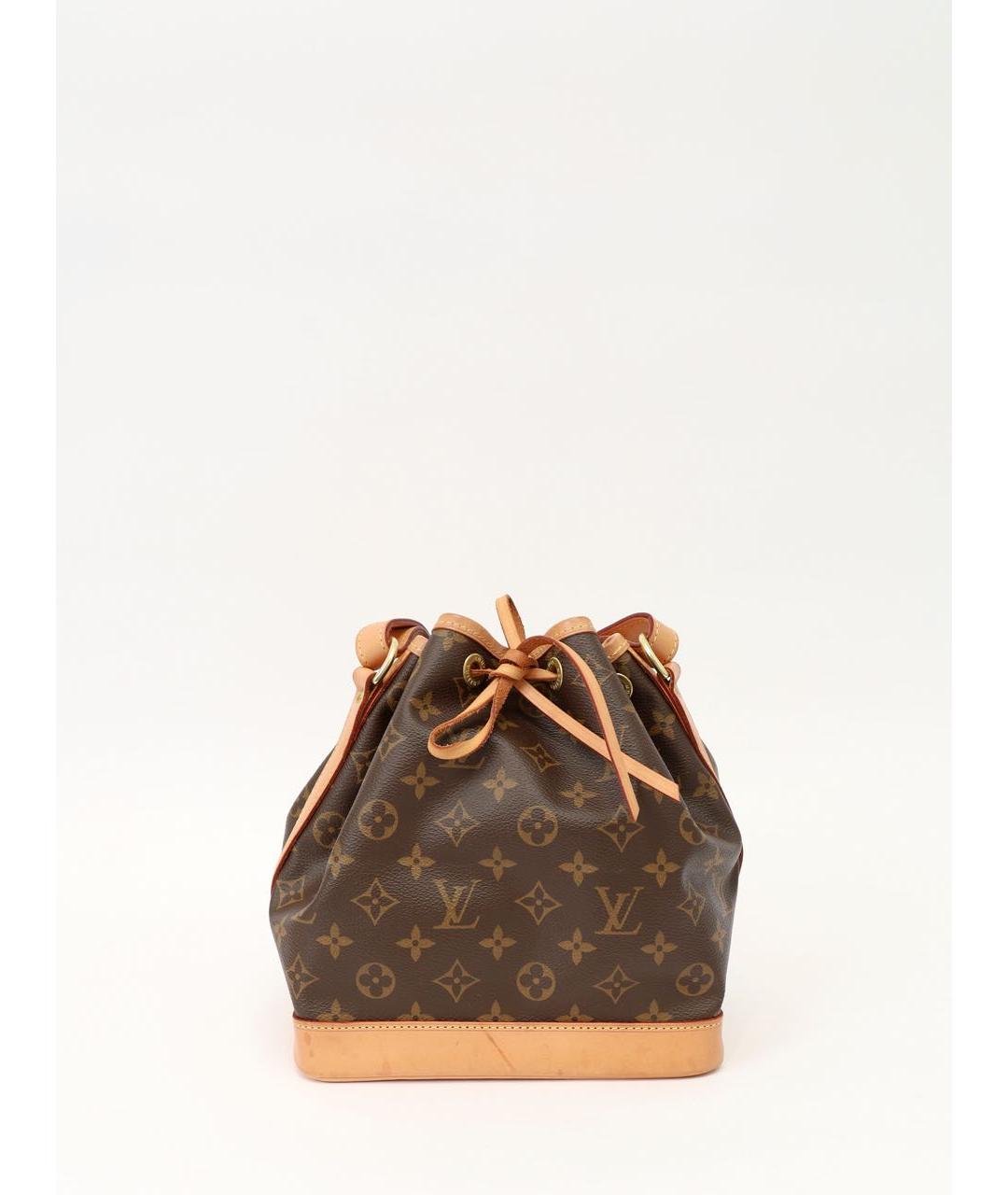 LOUIS VUITTON Коричневая кожаная сумка тоут, фото 9