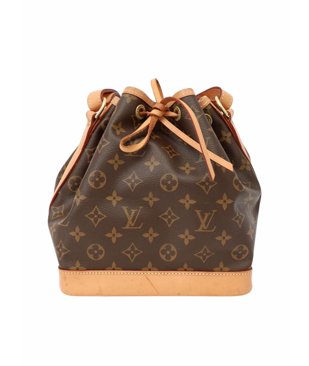 LOUIS VUITTON Коричневая кожаная сумка тоут, фото 1