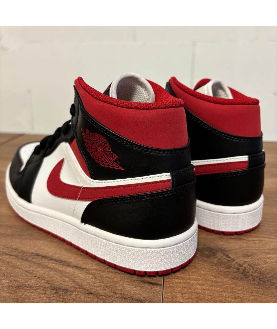 JORDAN Красные высокие кроссовки / кеды, фото 4